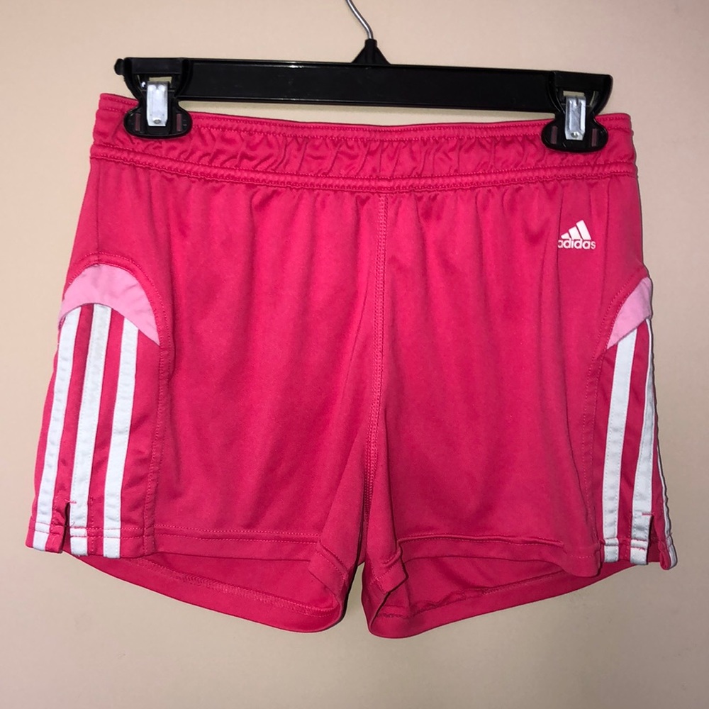 Adidas Pink Shorts (Girls size L)